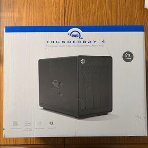 8TB OWC Thunderbay 4 - 4 Bay RAID-Ready Array - Thunderbolt 3